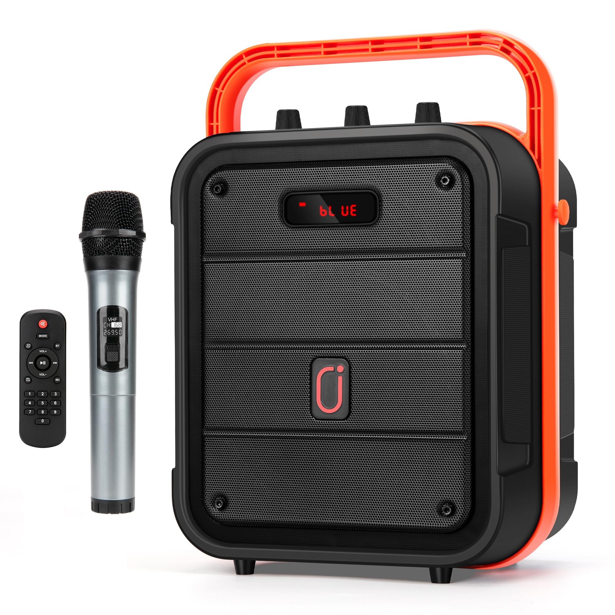 Amazon | JYX スピーカーセット 拡声器 ワイヤレスマイク1本 Bluetooth  