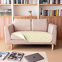 Vista 369 de gogobunny - Manta para perros y gatos 100% impermeable y de doble cara, funda suave para cama de mascotas, reversible, protege muebles, azul marino