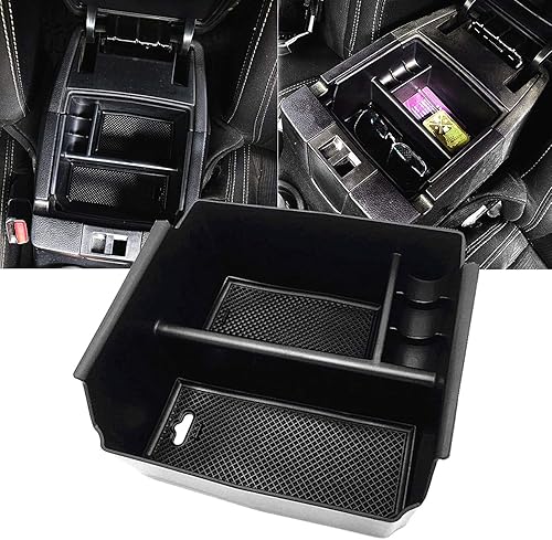 JOJOMARK Compatible con Jeep Wrangler JK y JKU Accessories 2011-2018 Organizador de bandeja de consola central (bandeja de consola)