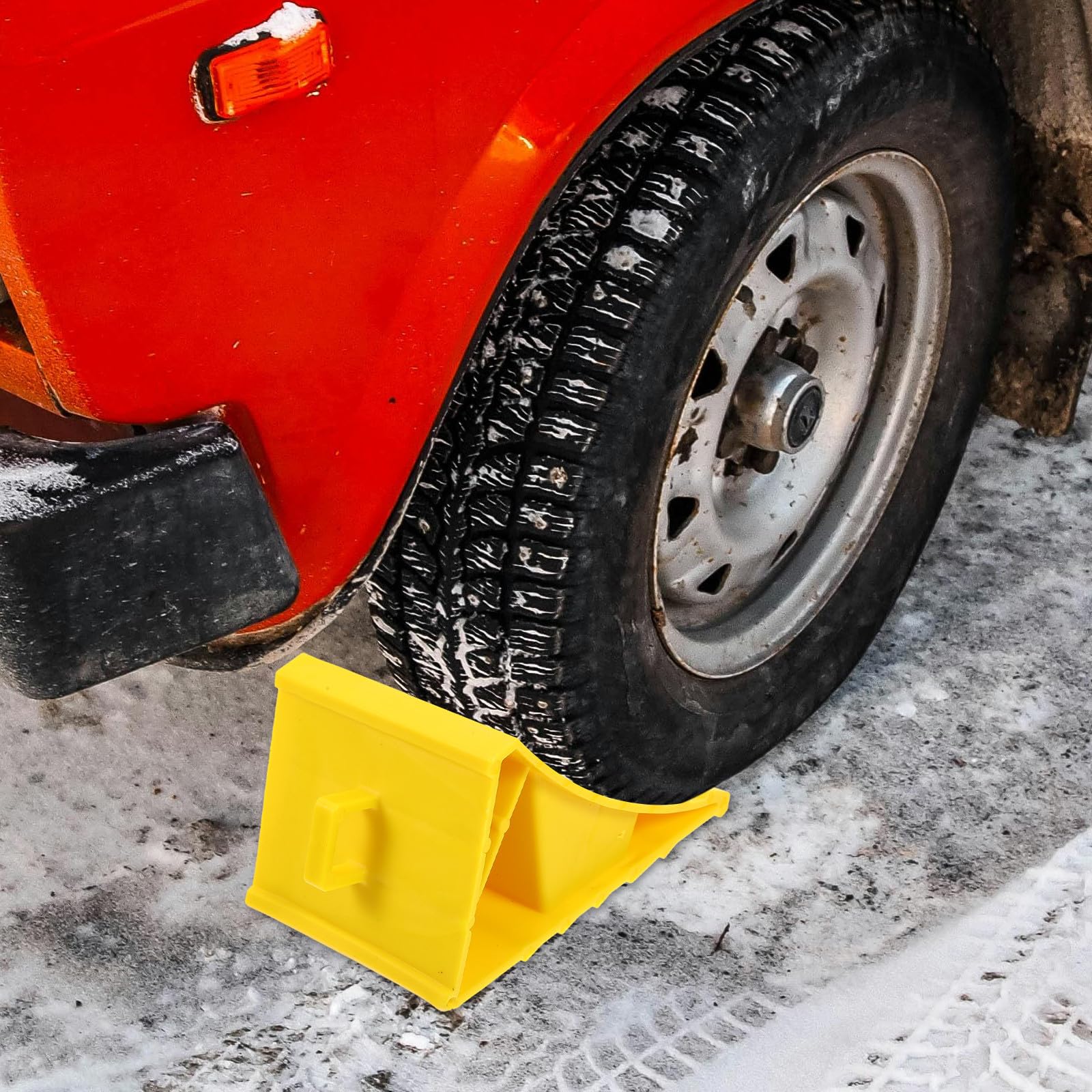 SOLUSTRE Lot De 4 Cales De Roue pour Caravanes Stabilisateurs De Roue Robustes 2 Pièces X 4