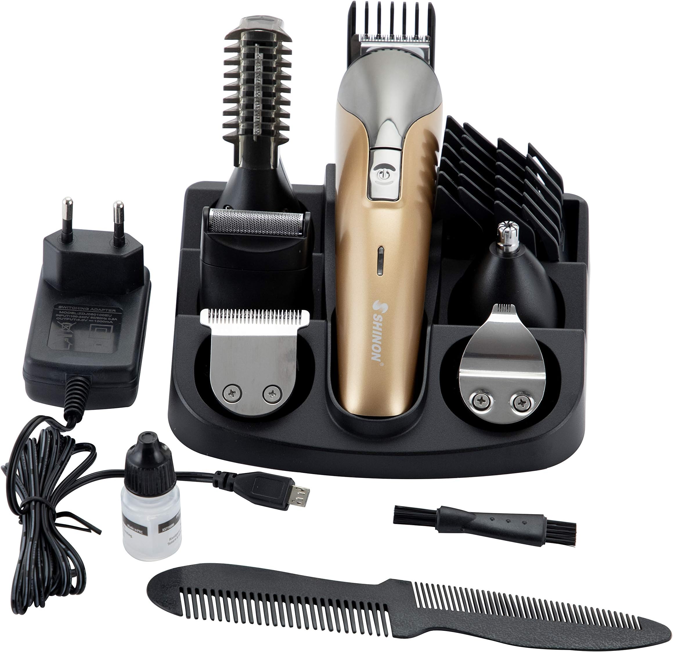 CETC Shinon SH-1711 Personal Care 11 in 1 Professional Trimmer Suit (Gold)