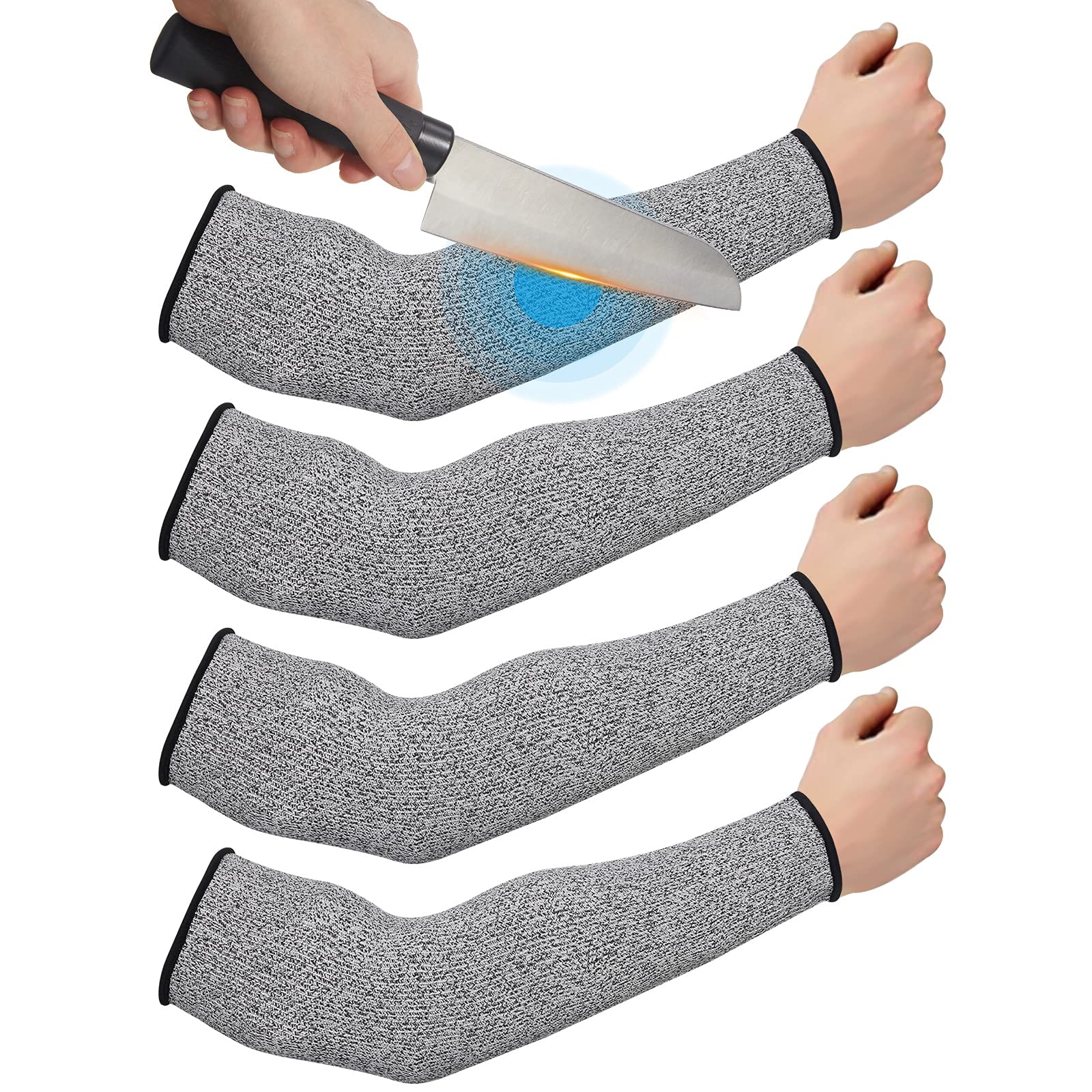 Schnittfeste Ärmel Klasse 5 - Unterarmschutz Für Garten & Handwerk