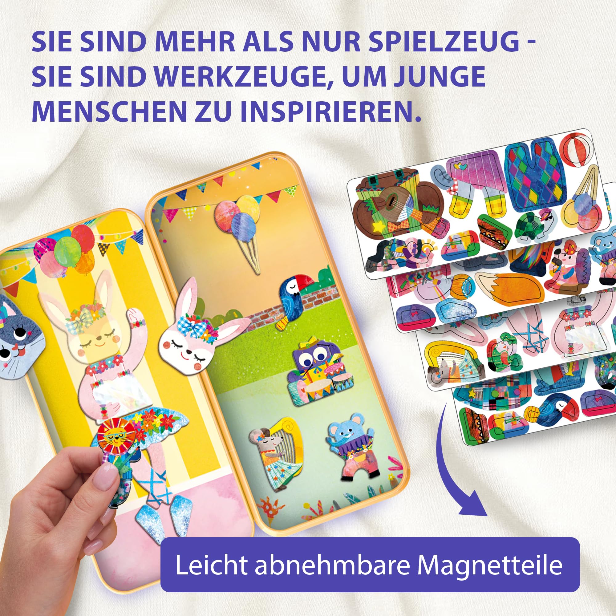 Juego Magnético de Vestir - 78 Piezas de Cartón - Productos Americanos Juego Magnético de Vestir - 78 Piezas de Cartón - Productos Americanos