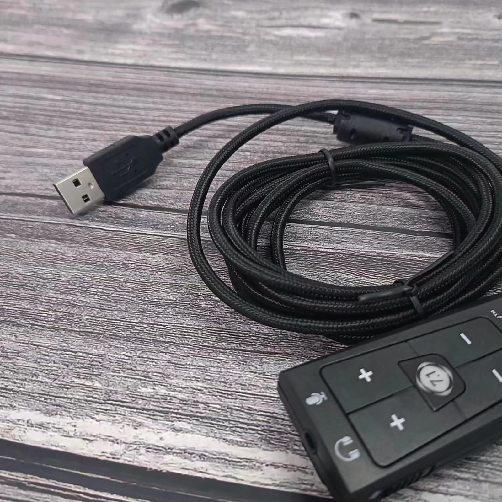 Sumérgete en un adaptador USB de sonido realista, tarjeta de sonido externa de 3,5 mm, conectores para auriculares Cloud2 7.1