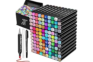 120 Colors Dual Tip Alcohol Markers, Your Affordable Art Supply Essential