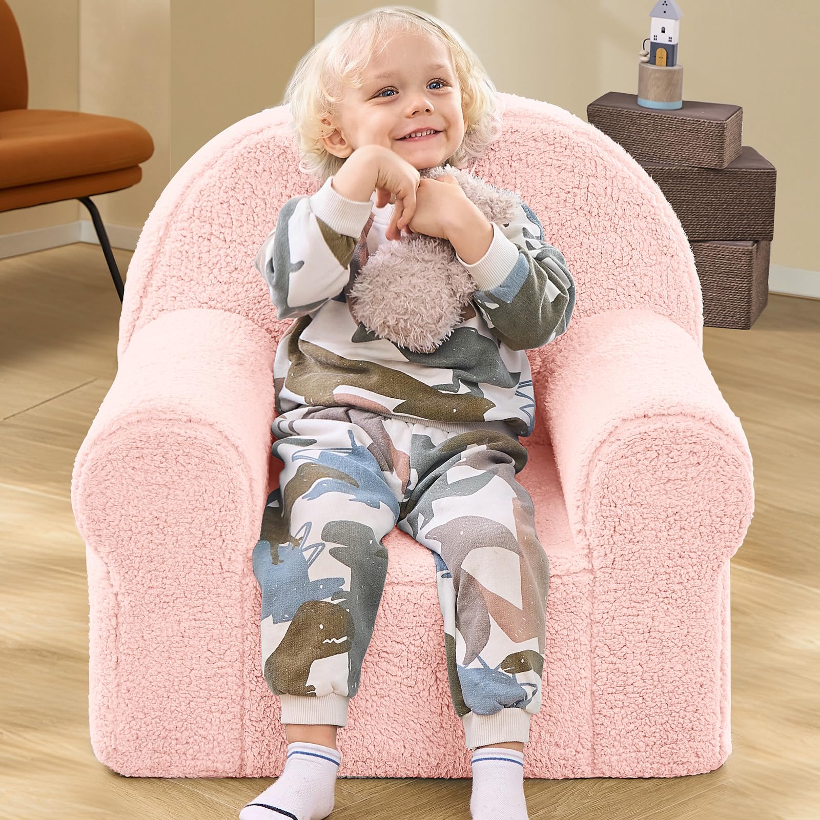 Amazon.co.jp: ILPEOD 幼児用椅子 シェルパカウチ シェルパ キッズ 