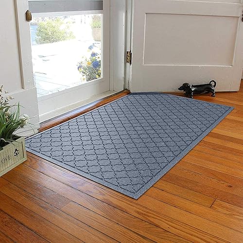 Miniatura 4 de WaterHog - Tapete resistente para puerta, de 4 x 6 pies, fabricado en Estados Unidos, duradero y antideslizante, atrapando agua, revestimiento