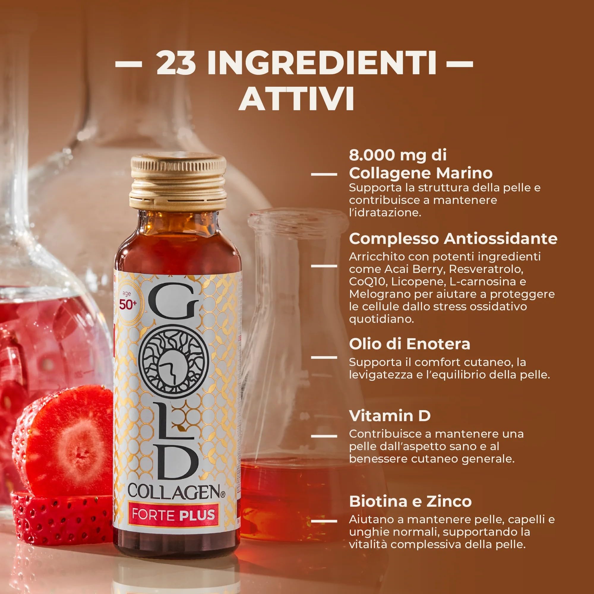 Gold Collagen Gold Collagen Forte 10 Flaschen - 500 g