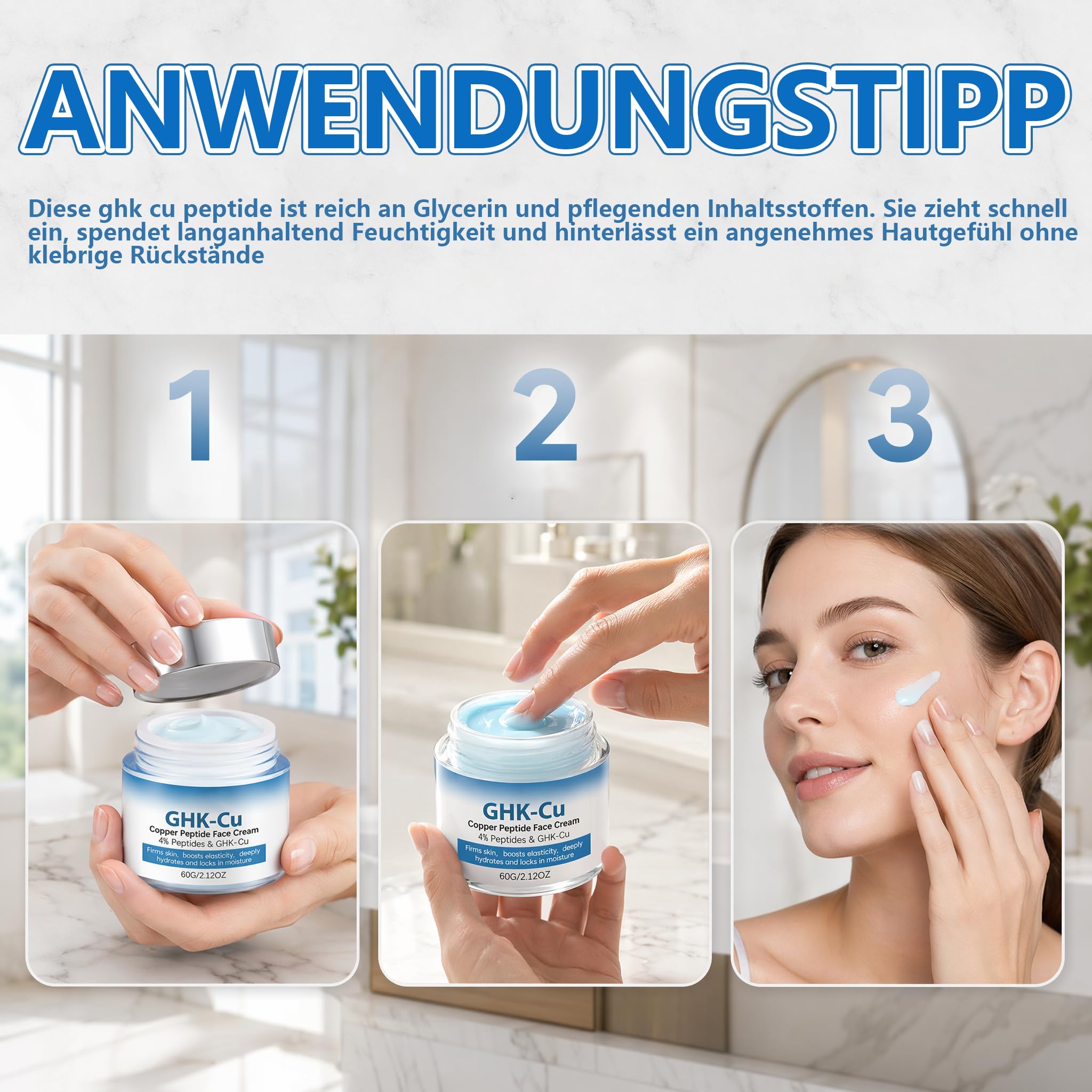 ghk-cu creme kaufen deutschland Kanzith Ghk Cu Creme, Ghk Cu Peptide für Straffende Gesichtspflege Cu works into the AAwipes Drinking Water Test Dry Skin Size:30 ml x 2