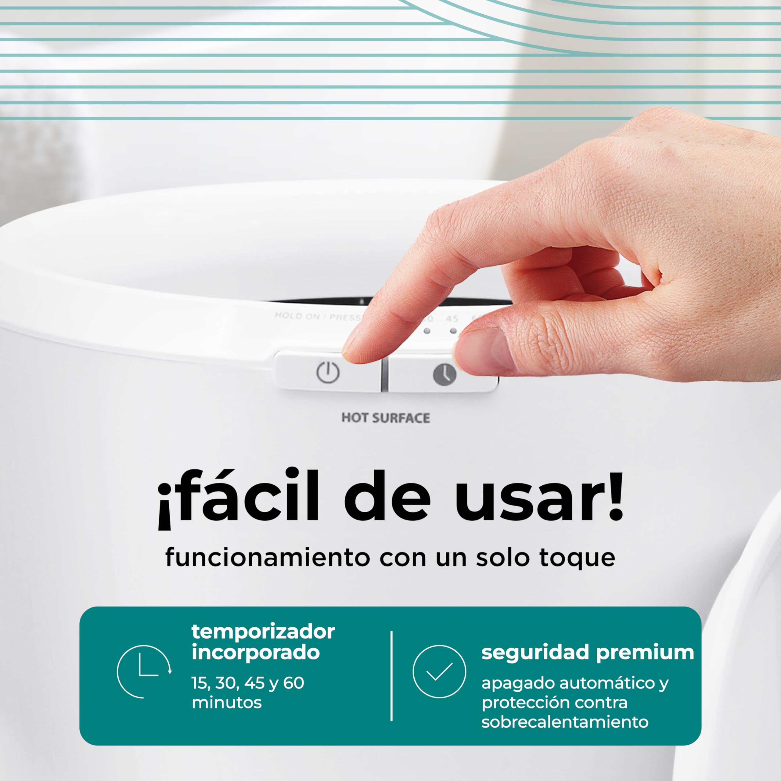 SereneLife calentador de toallas de encimera, Towel warmer, Spa, Calientatoallas, Electrico, Para baño, Apagado automatico, Portatil, ideal tambien para Pijamas, Manta, Bata de baño