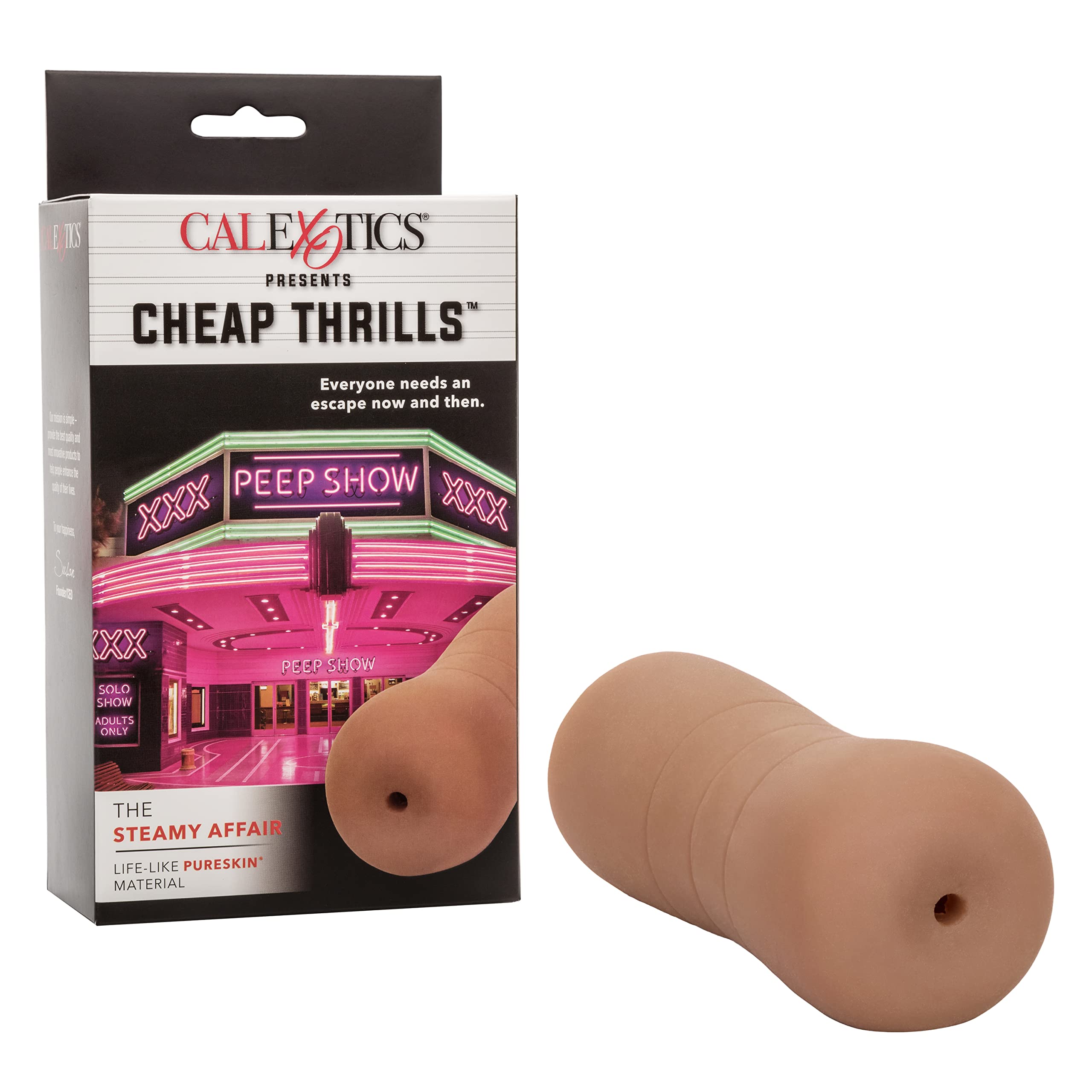 Amazon.com: CalExotics Cheap Thrills The Steamy Affair - Travel Sized Male  Masturbator - Silicone Masturbation Sleeve - 4.75-Inch Adult Male Sex Toy