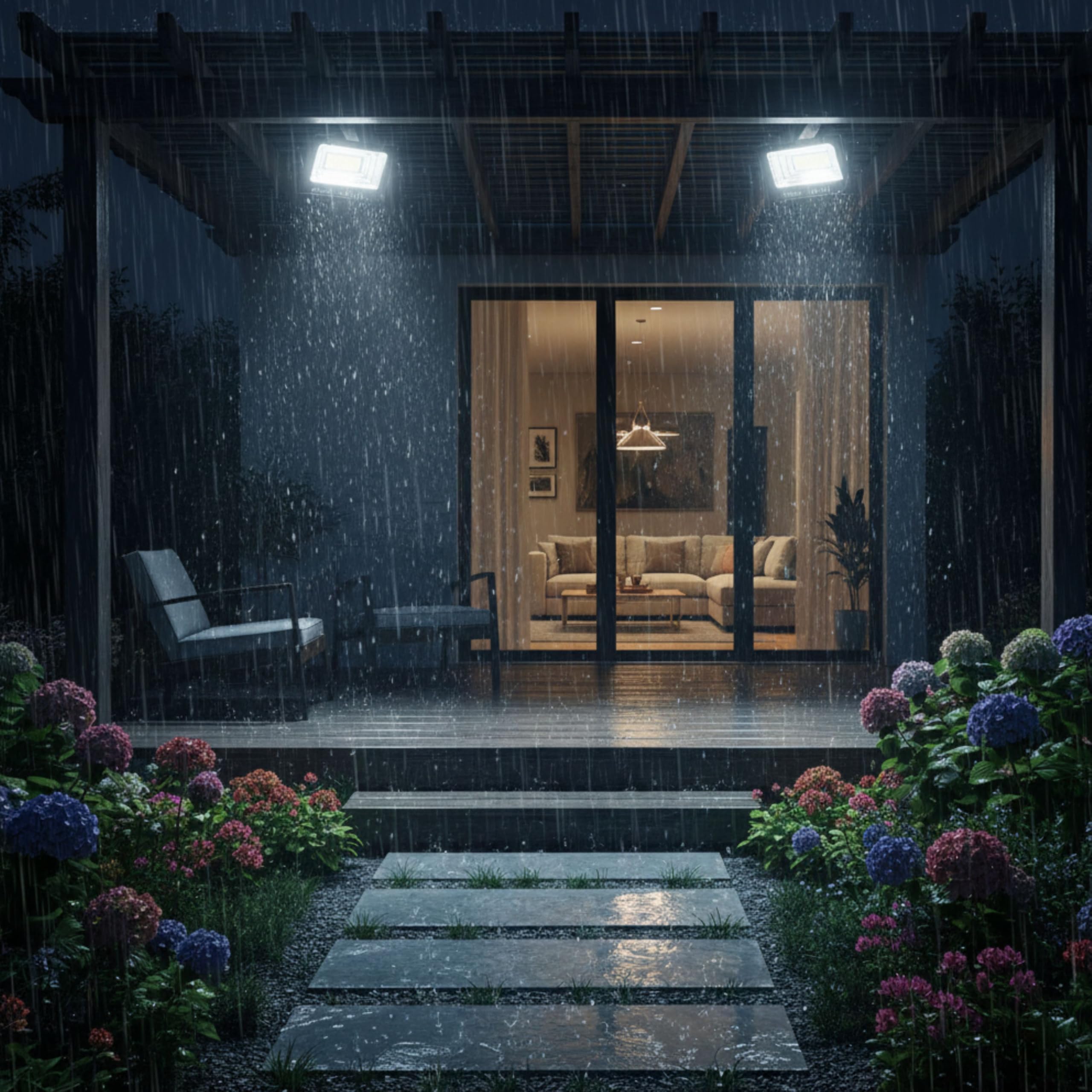 YASTA 3 Pezzi Faro LED 200W con Pannello Solare da Esterno, Luce LED Crepuscolare con Telecomando, Impermeabile IP65, Luce Fredda 6500K, Cavo 4M, per Casa Giardino Viale Garage Cortile
