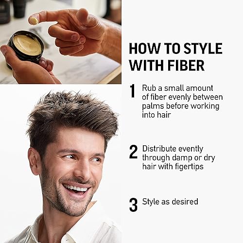 Miniatura 4 de American Crew Fibra capilar para hombre, gel para el cabello con alta sujeción y bajo brillo, tamaño de viaje, juego de regalo dúo