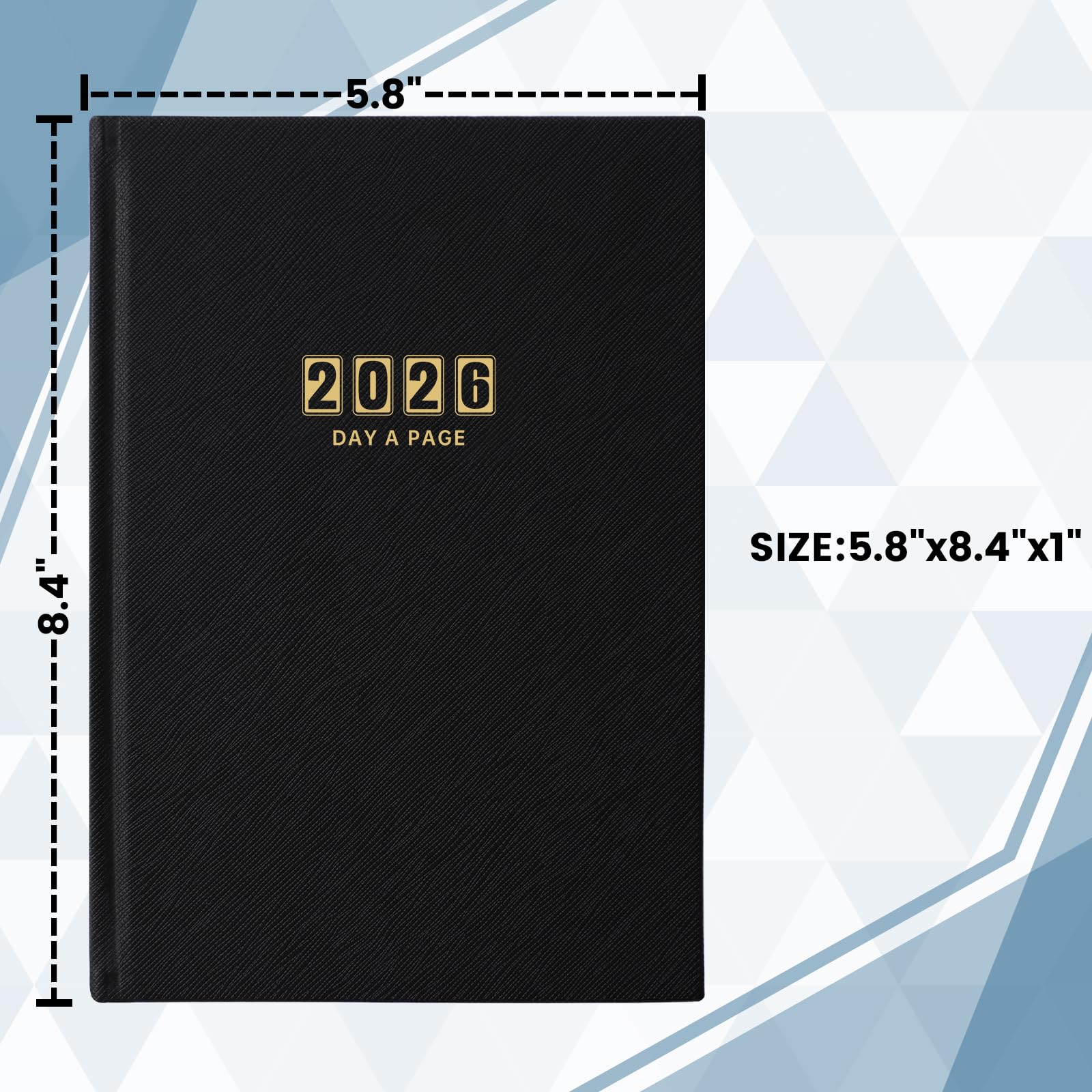 Snapklik.com : 2026 Daily Planner - 2026 Daily Planner Full Page Per Day