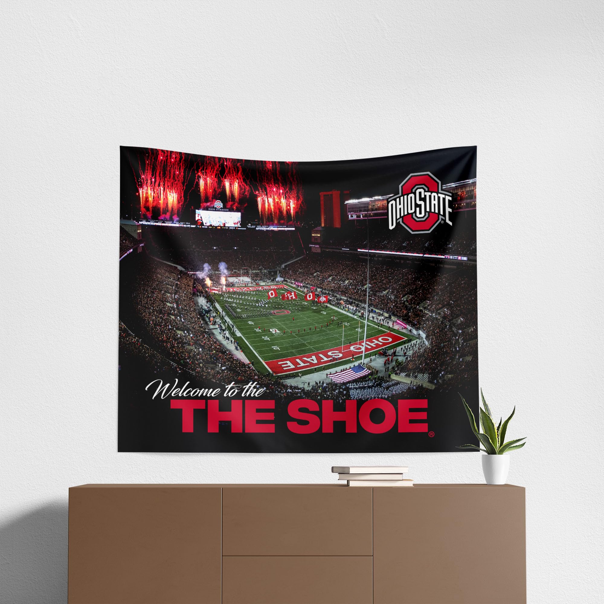 Northwest NCAA Ohio State Buckeyes Wandteppich, 86,4 x 101,6 cm, The Shoe