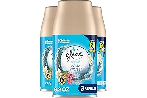 Glade Automatic Spray Wall Mounted Air Freshener Refill, Aqua Waves