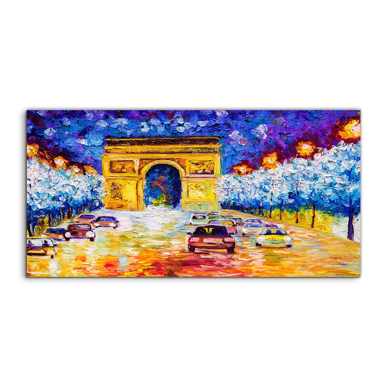 Tableau acrylique 100x50cm Paris Arc de Triomphe déco murale - 8