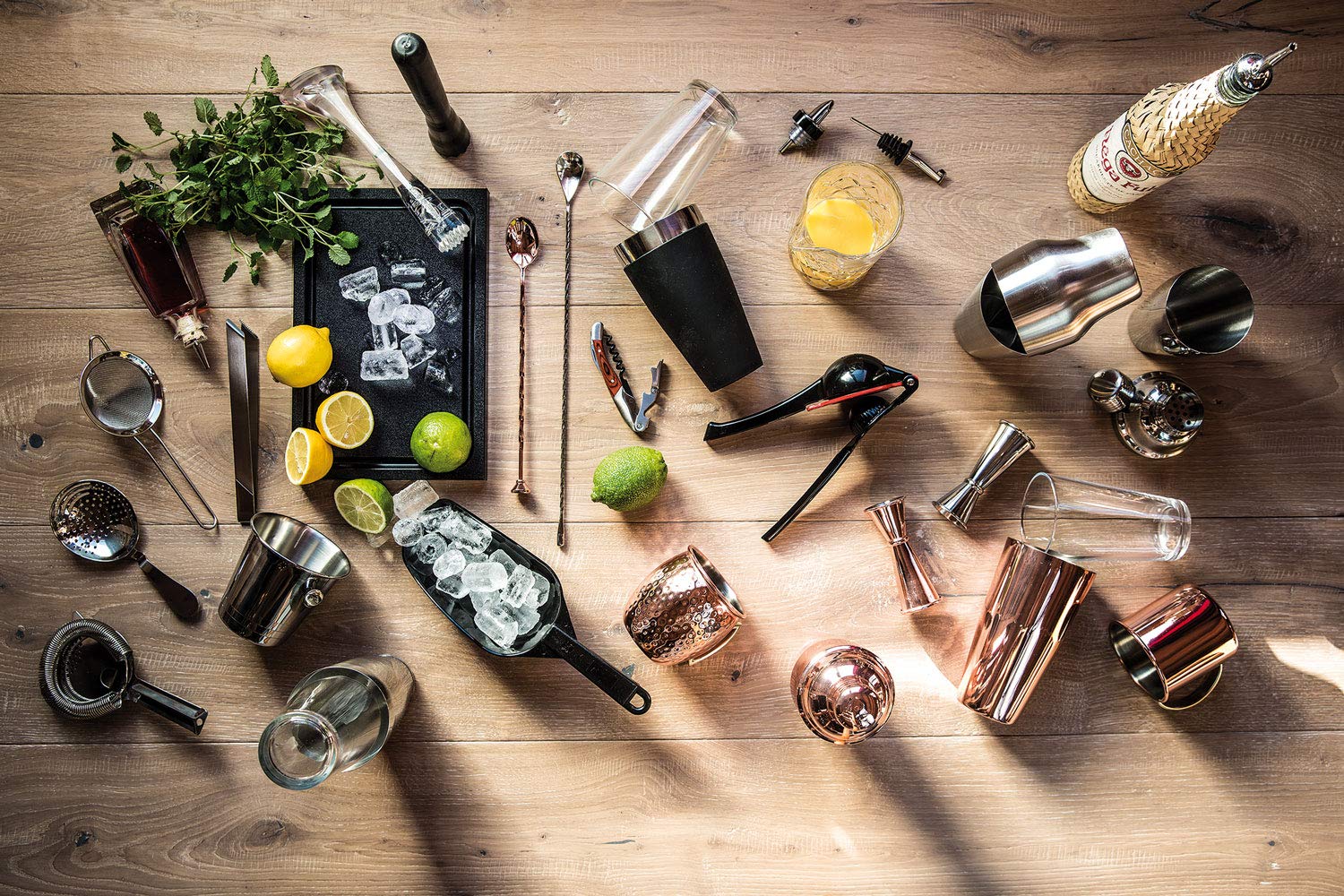 Boston Shaker Buddy's Bar - Bicchiere Metallo E Vetro Da 700ml | Per Cocktail Professionali