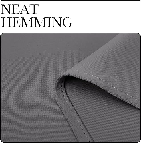 Miniatura 7 de NICETOWN - Paneles de cortinas opacas de microfibra de 3 pasos, para disminuir el ruido, con aislamiento térmico y ojales sólidos en la parte