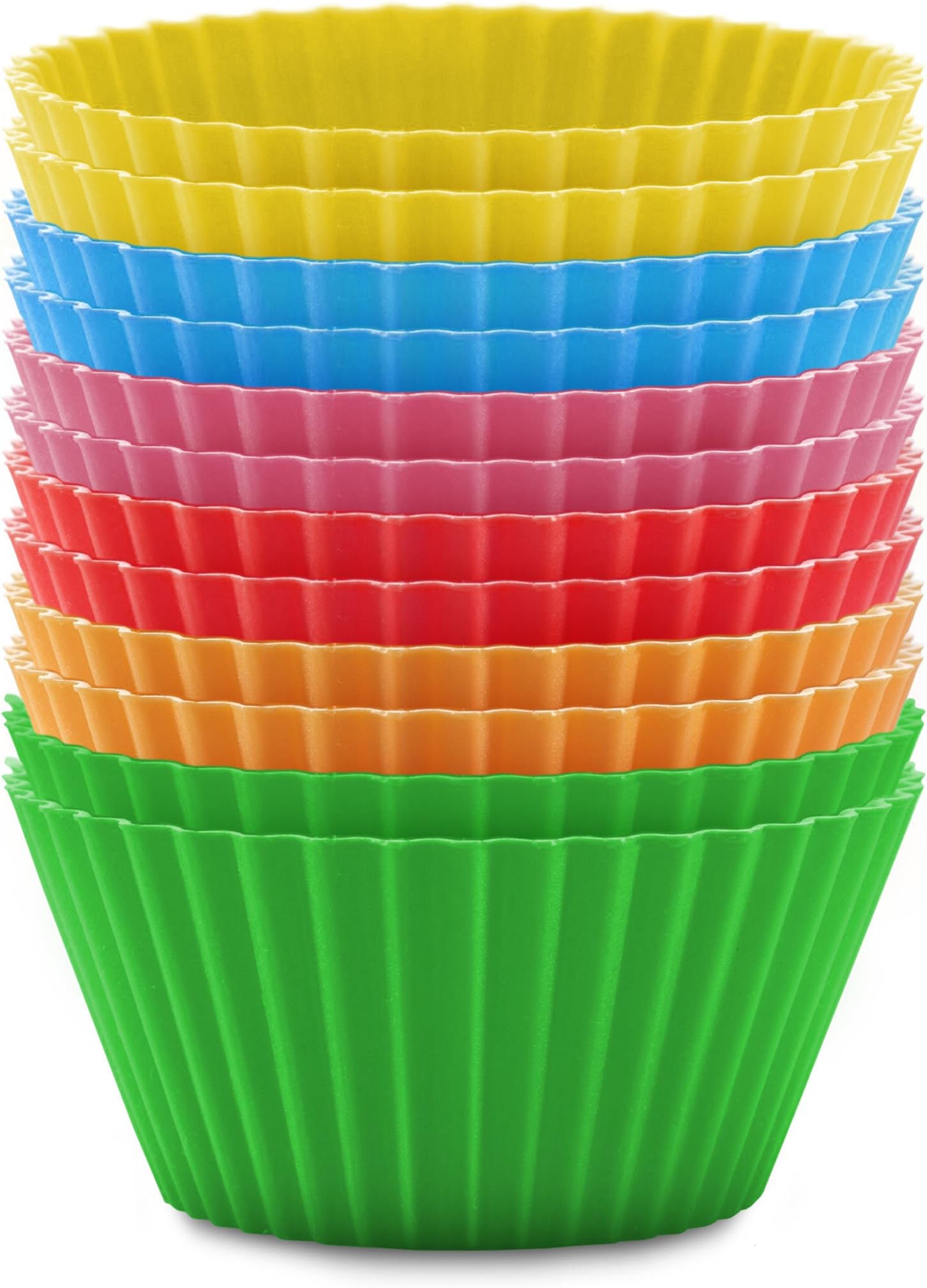 safegadgets Silicone Cupcake Liners. Non – stick Muffin Baking Cups, Bakeware Sets. By safegadgets