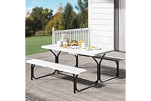 Sturdy and Weather-Resistant YITAHOME Picnic Table