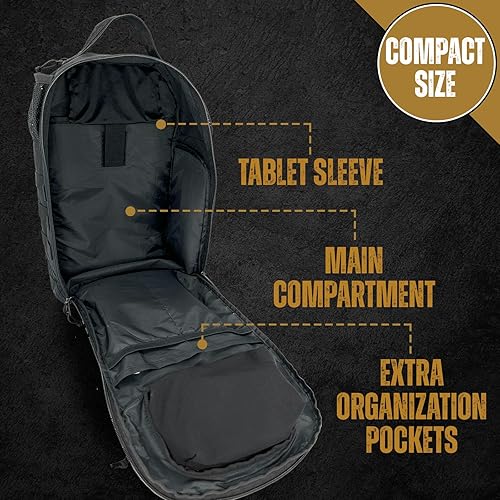 Miniatura 4 de HighSpeedDaddy Mochila para pañales para bebé, de grado militar, impermeable, para hombre, bolsa de viaje para pañales para papás y mamás