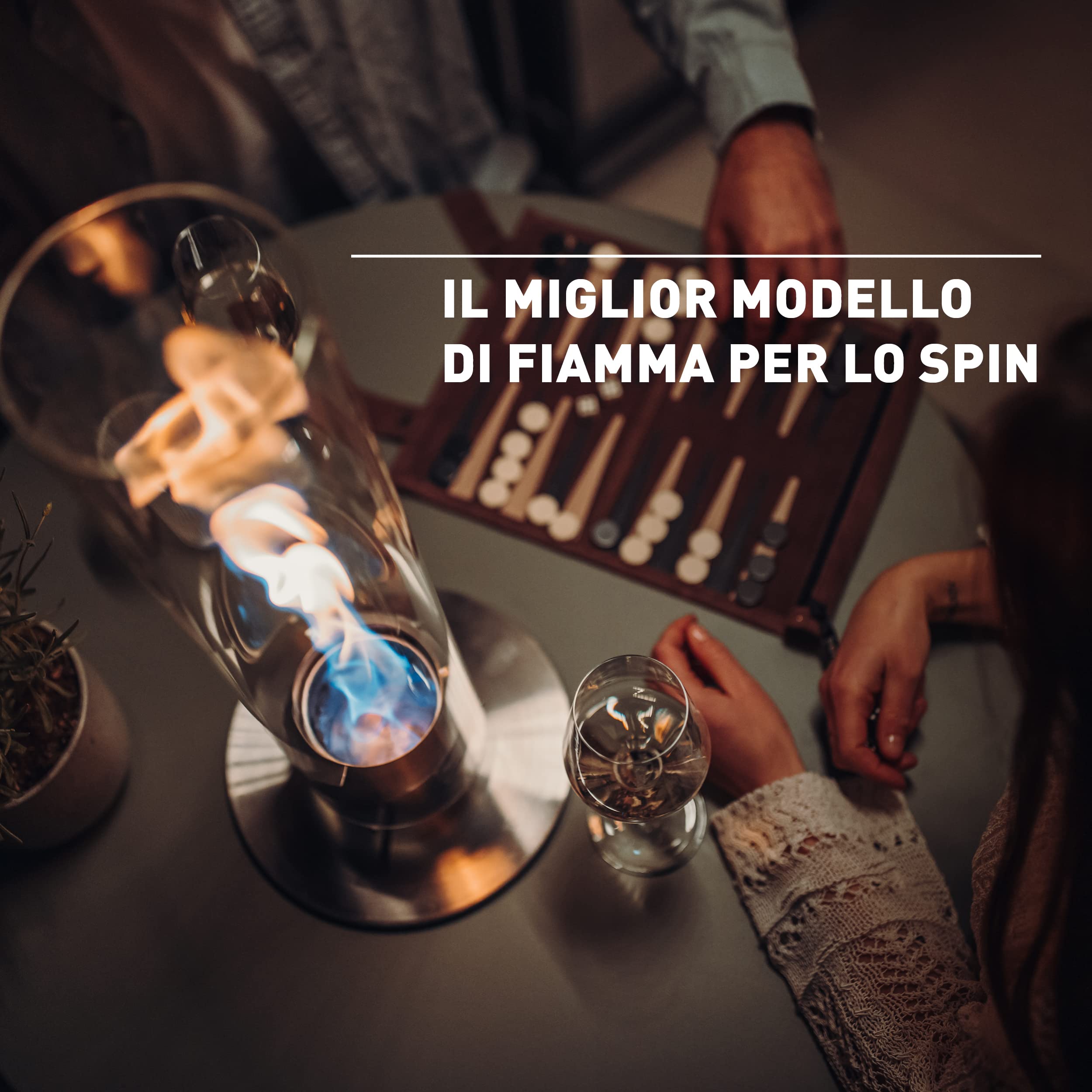 höfats - SPIN bioetanolo gel - Etanolo senza fumo e fuliggine 6x1 litro - Bioetanolo combustibile per SPIN 90 | 120 Camino da Tavolo, camino bioetanolo