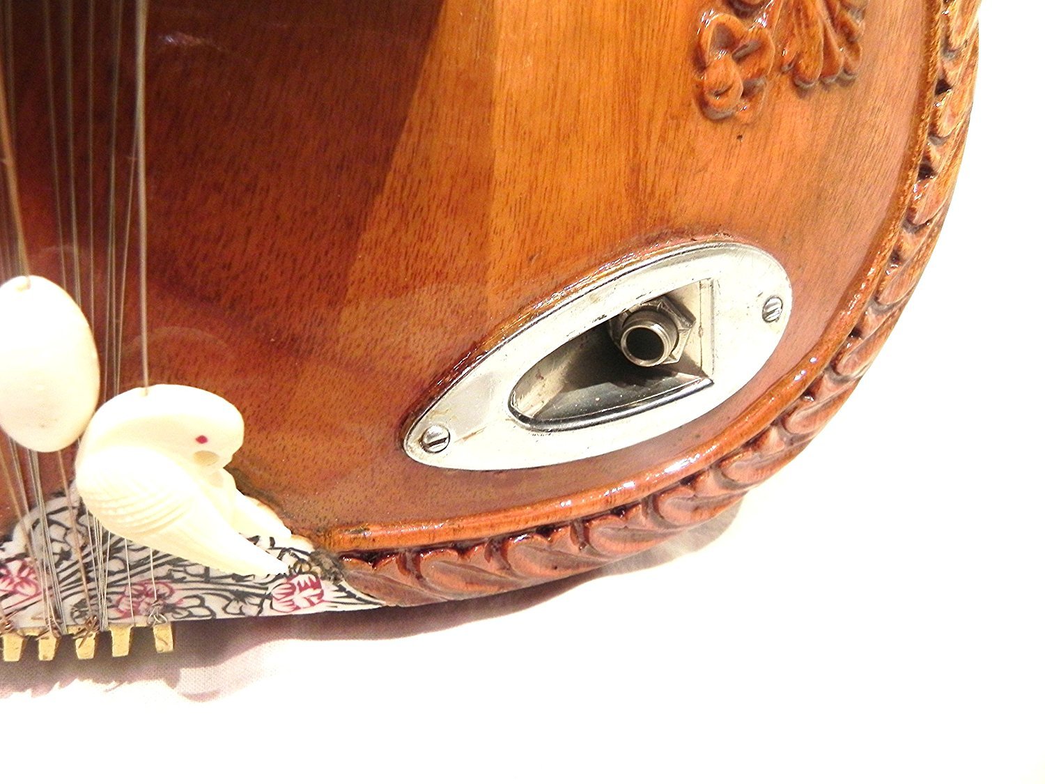 Sitar elettrico in stile Shri Ravi e Shankar, realizzato a mano, in legno di Torn, con corda e borsa