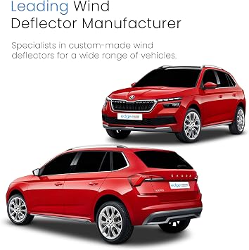 EdgeVisors Wind Deflectors Skoda Kamiq MK1 5Dr SUV 2019+ 4pc