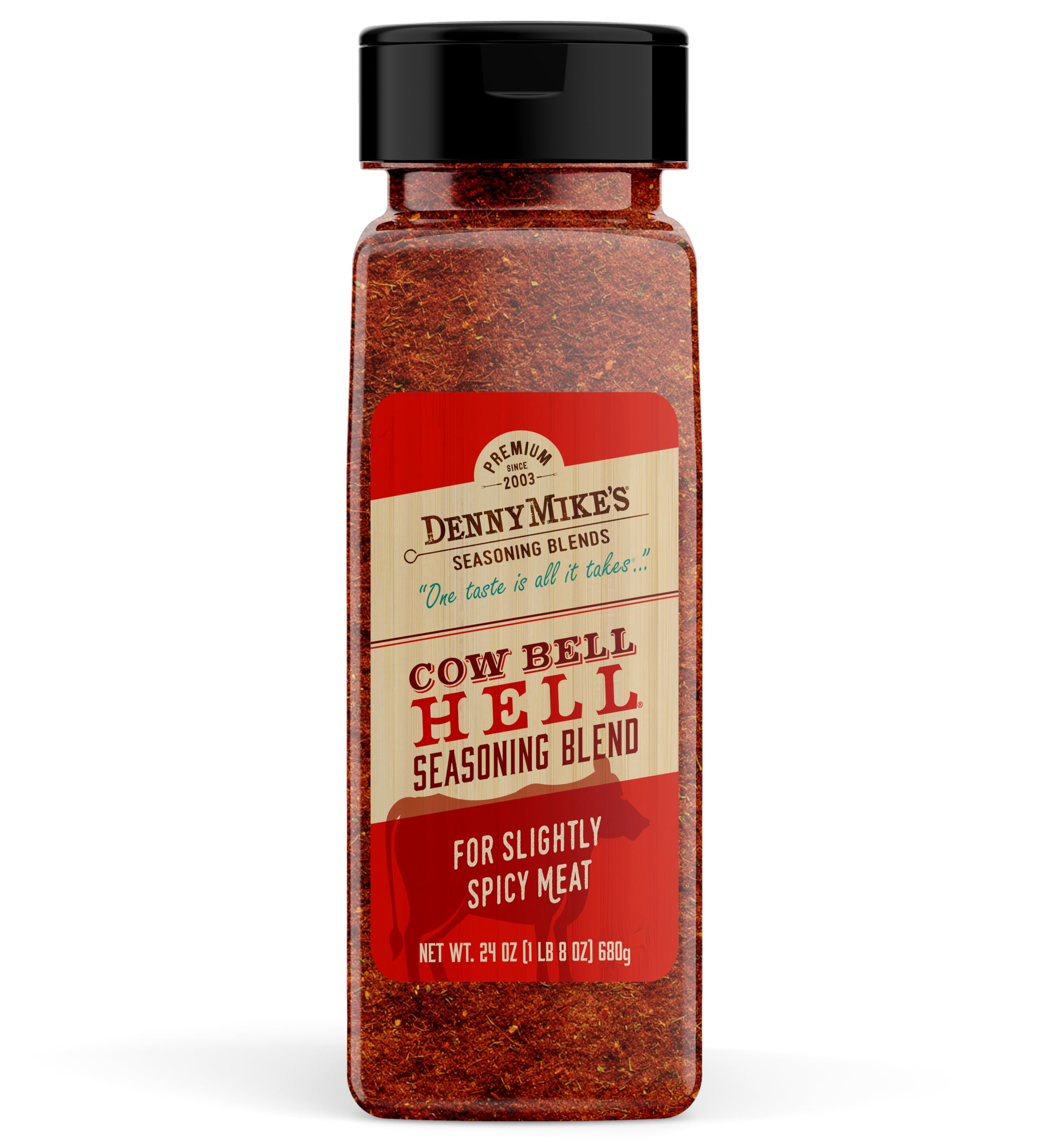 DennyMike’s Cow Bell Hell Seasoning Blend, All Natural Spices and Seasonings, Low Sodium and Keto-Friendly Chili Seasoning Mix, BBQ Rub for Cooking,