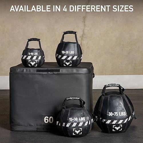 Miniatura 2 de Bolsa de arena con pesas rusas  Bolsa de peso de arena resistente para entrenamiento cruzado, entrenamiento de fuerza, entrenamiento, fitness