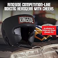 Vista 3 de Ringside, Muay Thai, MMA, casco con protección para enfrentamiento de boxeo con laterales