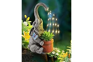 Lifelike Elephant Planter Statue: A Decorative Haven for Your Plants