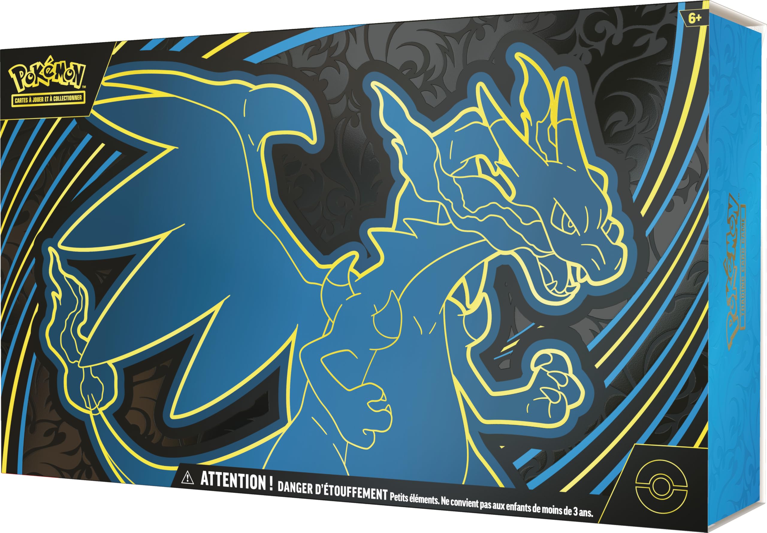 Pokémon : Collection Ultra-Premium Méga-Dracaufeu X-ex (2 Cartes Promo Brillantes, 18 boosters et des Accessoires de Jeu Premium)