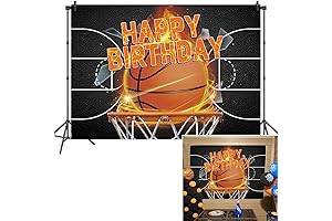 5x3 FT Basketball Game Birthday Backdrop Decoration