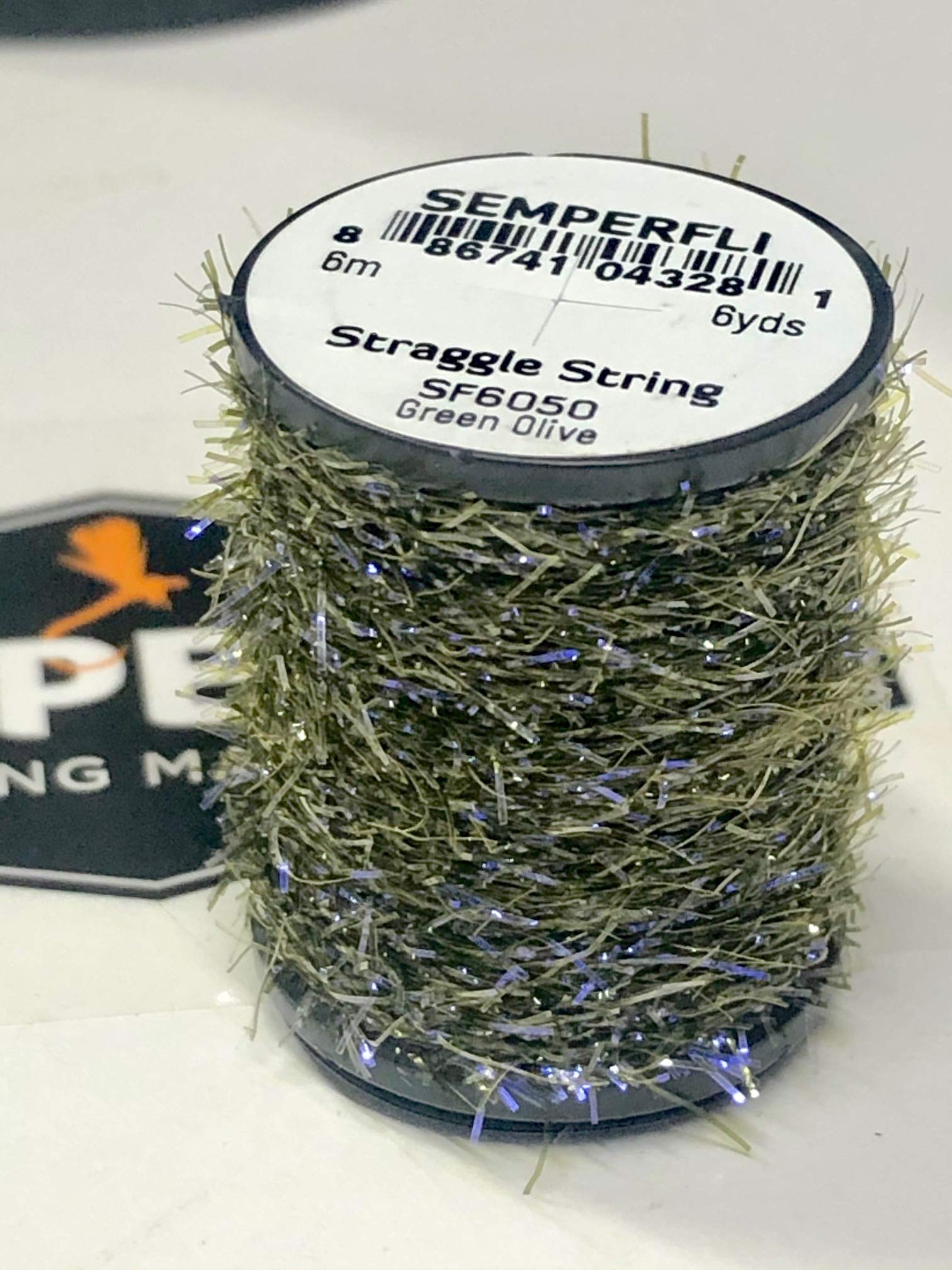 SemperFliStraggle String Micro Chenille Green Olive