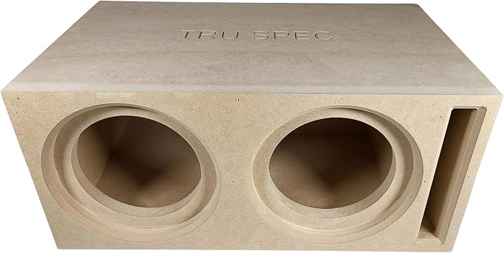 Dual 6.5 Vented Prefab Subwoofer Enclosure by Tru Spec for Sundown SA / DC M3