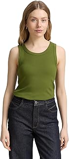 TOM TAILOR Women's Top with Ribbed Structure