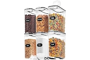 Skroam Cereal Containers - Maximizing Storage, Minimizing Space