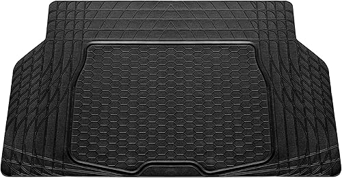 Miniatura 7 de TLH Alfombra de carga de vinilo semi personalizable, grande, resistente de goma para automóviles, juego completo de ajuste universal, alfombrillas