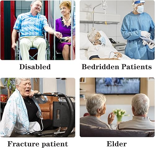 Miniatura 6 de Timisea Bañera inflable médica cama portátil para geriátricos ancianos pacientes discapacitados con bomba de aire para adultos con bolsa de agua