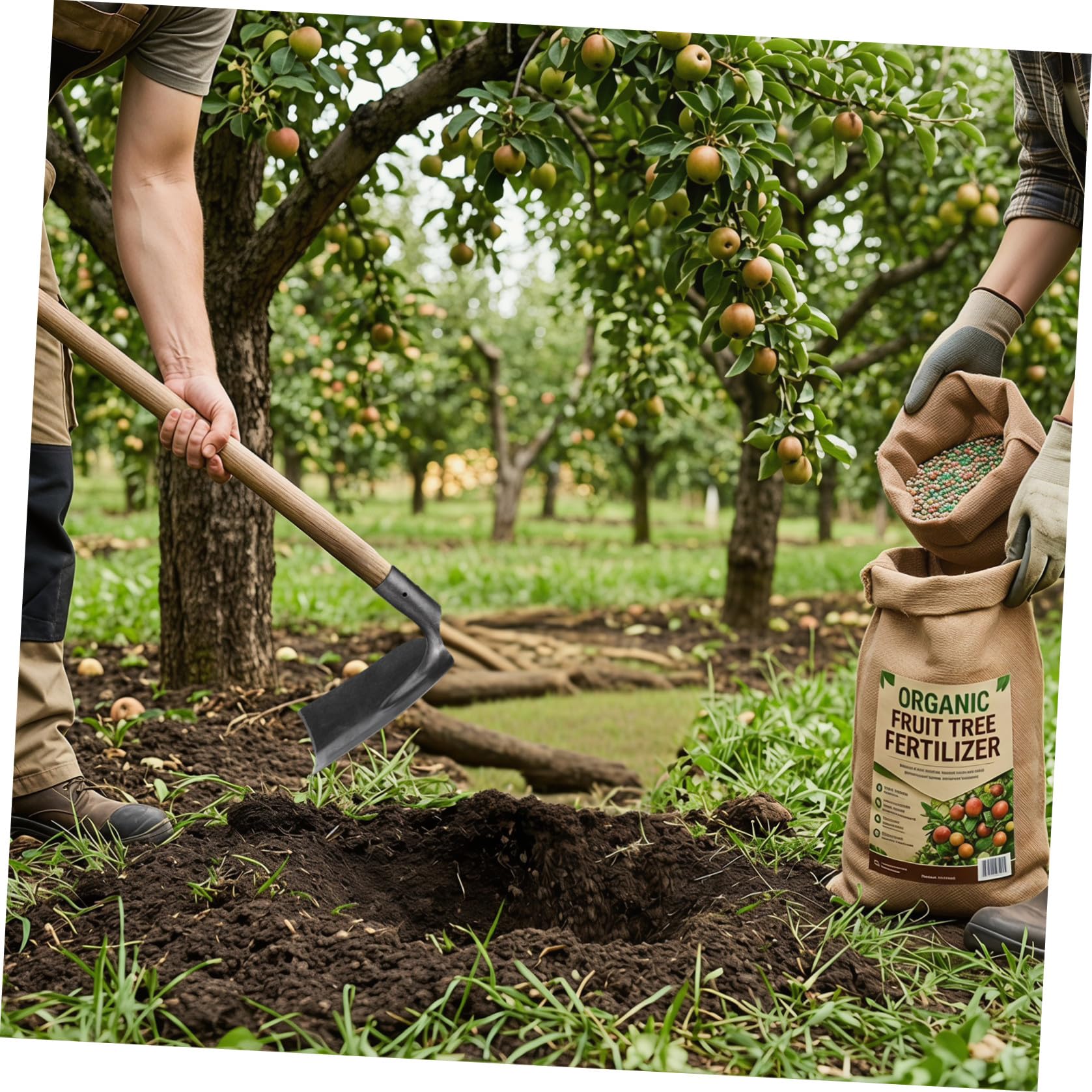 HOMSFOU Attrezzo da Giardinaggio Resistente alla Ruggine Lama Allargata in Acciaio al Manganese ad Alta Durezza per Lavorare Terreno Stili multipli Strumento per Casa e Coltivazioni