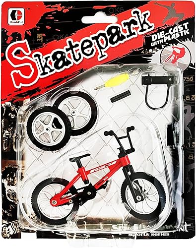 Miniatura 3 de Mini juguete de bicicleta de dedo - Modelo de bicicleta de montaña de aleación con herramientas, piezas móviles, regalo para niños y coleccionistas