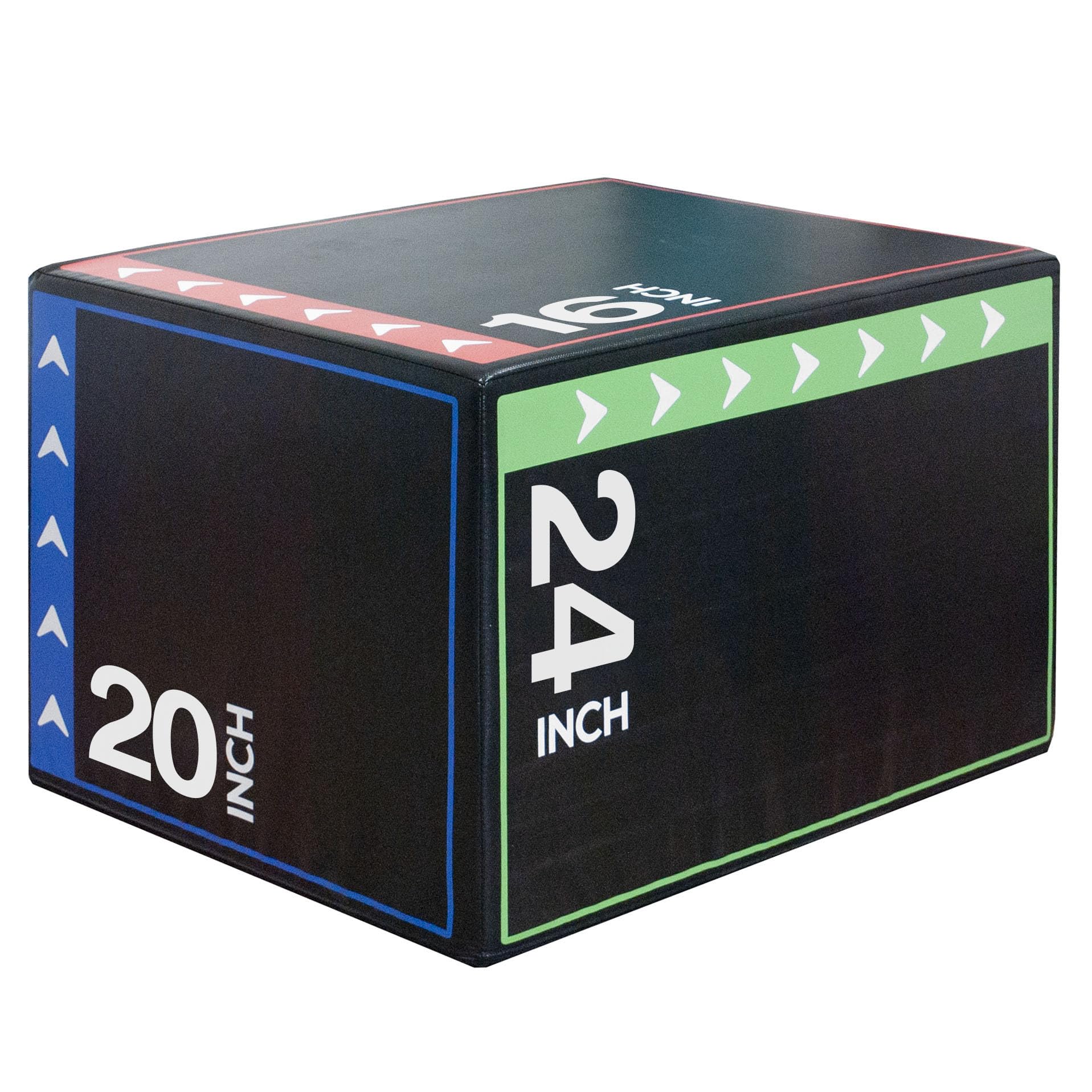 KOMODO Plyo Jump Box Soft Plyometric Gym Training (Regular - 16" 20" 24")