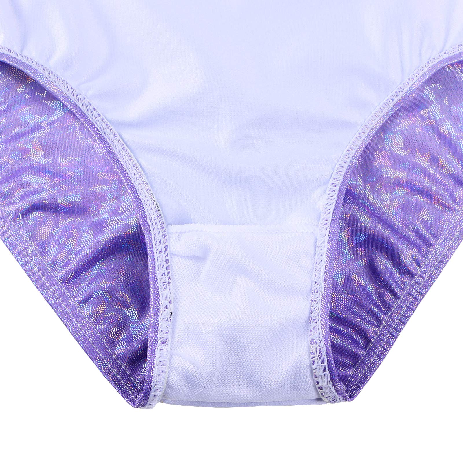 Niña Maillots de Gimnasia Mangas Largas con Lentejuelas en Tul — view 15