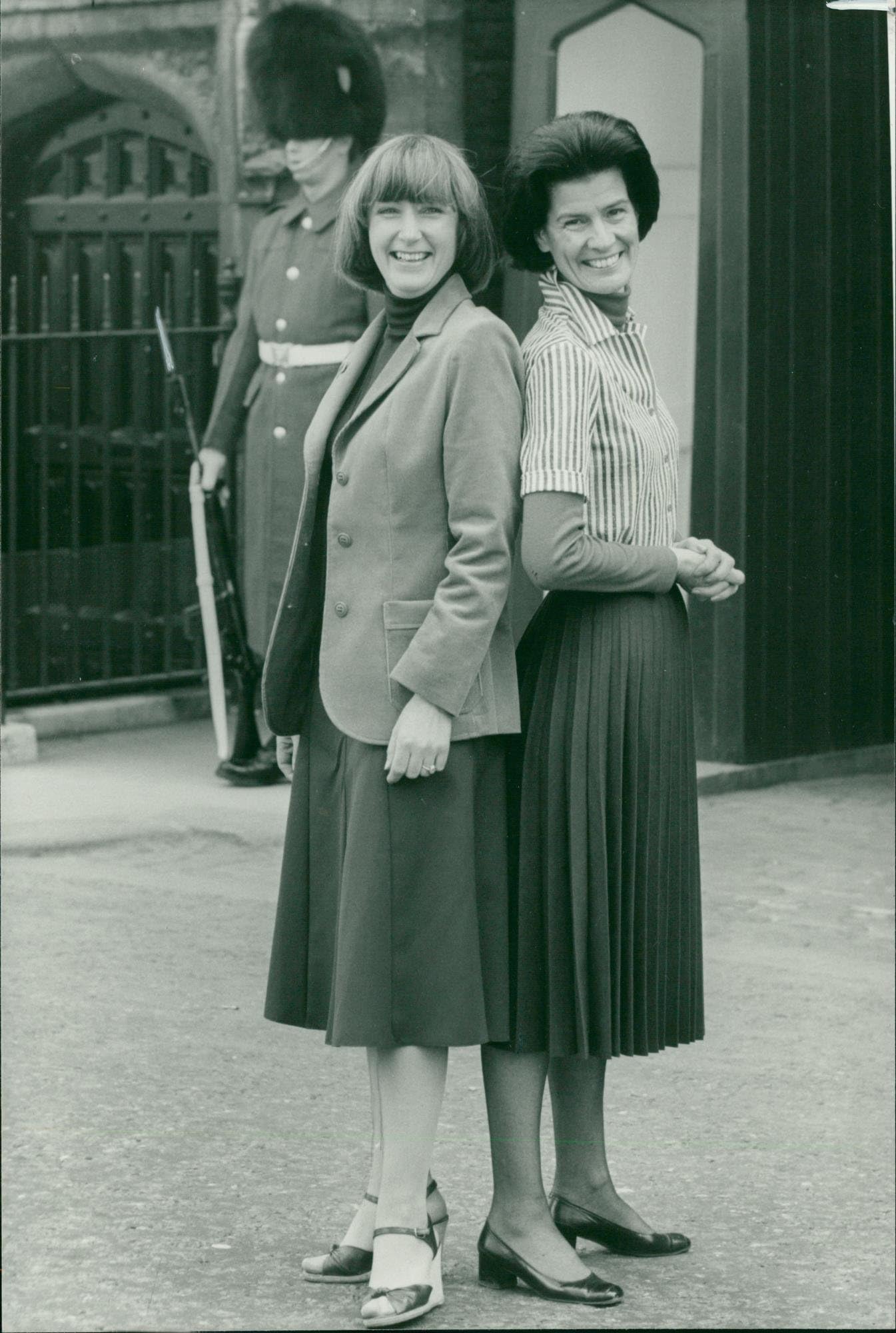 Vintage photo of nicky transton and shirley ansell.
