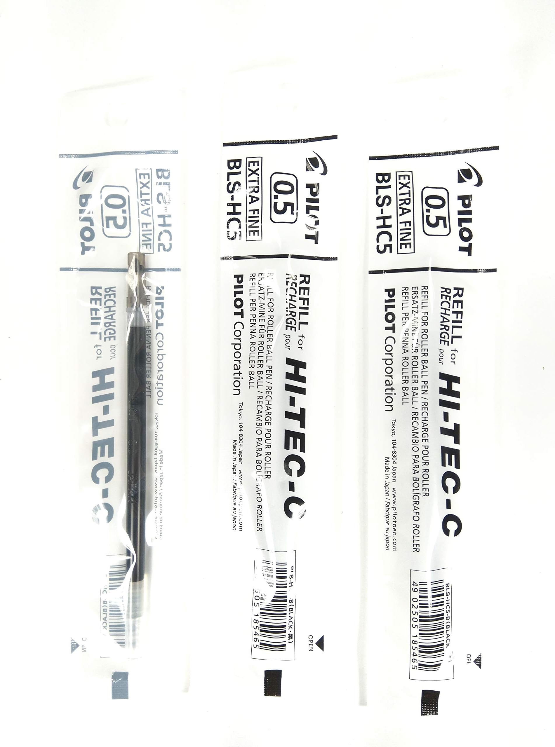 Pilot Refill for HI-TEC-C, BLS-HC5, 0.5 EXTRA FINE