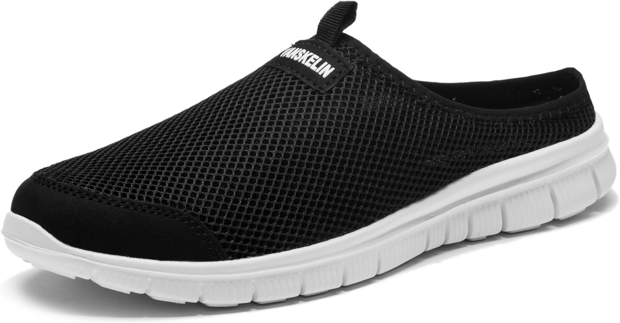 Men's Breathable Mesh Anti-Slip Leisure Shoes Walking Loafers Closed Toe Home Slippers