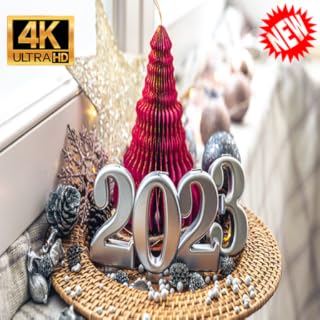 Relaxing Christmas Music & Cozy Candles | Cozy Ambience 4K - Calming instrumental music No ADS