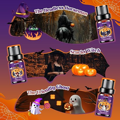 Miniatura 33 de Juego de aceites esenciales de panadería, aceites aromáticos de 6 x 0.3 onzas líquidas para difusores del hogar, fabricación de velas y jabón